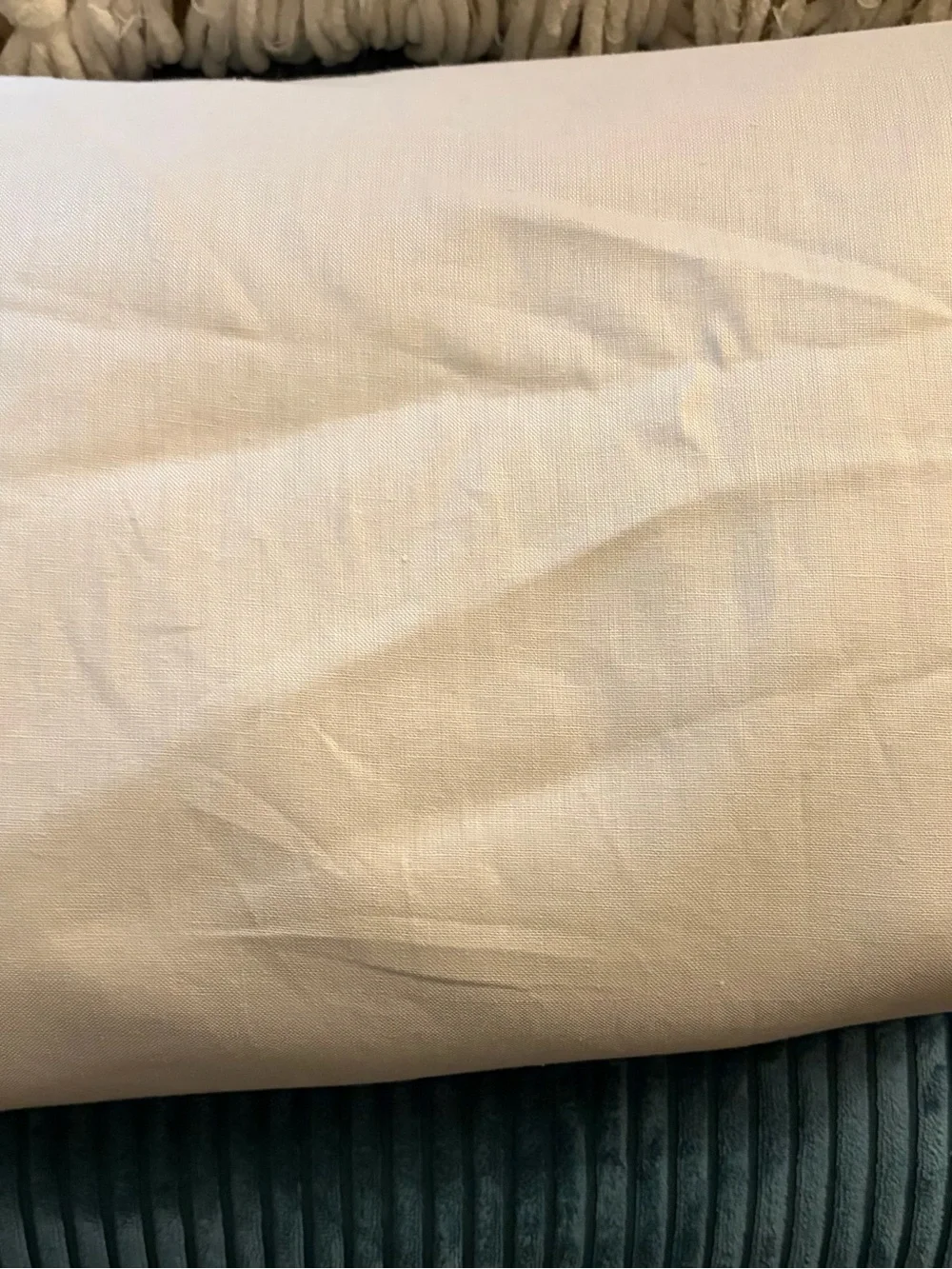 NWOT Quince Ivory European Linen Blackout Curtain Single Panel 48x84 inches